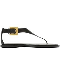 Balmain - Anthem Sandalen Mit Zehenriemen - Lyst