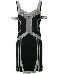 Philipp Plein - Embellished Trim Dress - Lyst