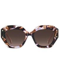 Carolina Herrera - Lunettes De Soleil À Monture Géométrique - Lyst