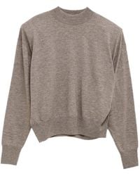 Frankie Shop - Rue Padded-Shoulder Mock-Neck Sweater - Lyst