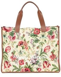 Maison Margiela - Grand Sac Cabas À Imprimé Graphique - Lyst