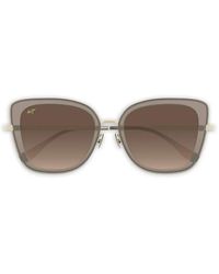 Maui Jim - Lake Zonnebril Met Cat-Eye Montuur - Lyst
