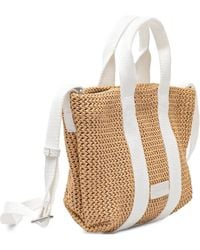 Marc O' Polo - Kleine Geweven Shopper - Lyst