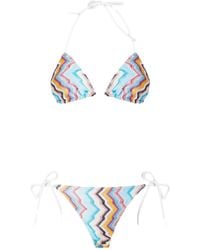 Missoni - Zigzag-Pattern Bikini - Lyst