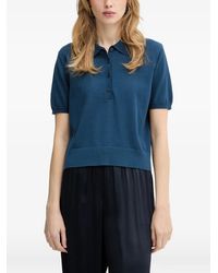 Patrizia Pepe - Buttoned Polo Top - Lyst
