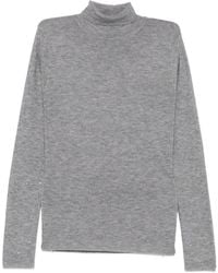 Fabiana Filippi - Virgin Wool Turtleneck Jumper With Micro Sequins - Lyst