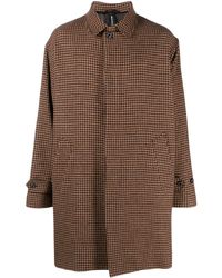 Mackintosh - Manteau Soho en laine à motif pied-de-poule - Lyst