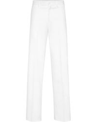 Philipp Plein - Pantalones Anchos De Lana Con Bolsillos - Lyst