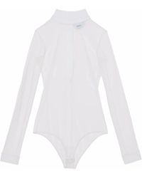 Burberry - Body de manga larga - Lyst