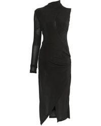 Pinko - Cadillac Asymmetric Cut-Out Midi Dress - Lyst