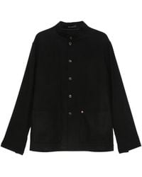 Tagliatore - Blazer Boutonné À Col Mao - Lyst