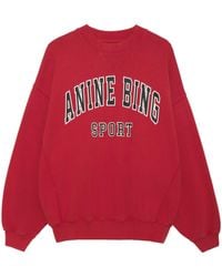 Anine Bing - Jaci Organic-Cotton Sweatshirt - Lyst