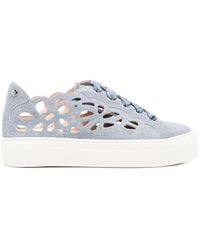 Agl Attilio Giusti Leombruni - Mandi Laser-Cut Lace-Up Fastening Sneakers - Lyst