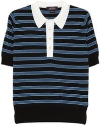 Wales Bonner - Polo En Maille À Rayures - Lyst