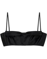 Givenchy - Blusa Corta Con Detalle De Lazo - Lyst