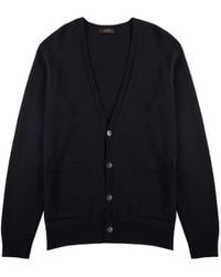 Zanone - Cardigan Geelong En Laine À Boutonnière - Lyst