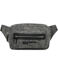 KARL LAGERFELD - Washed-Denim Belt Bag - Lyst