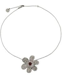 Marni - Flower Pendant Chain Necklace - Lyst