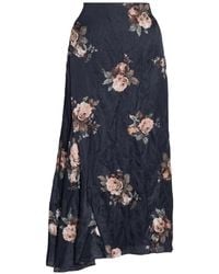 Erdem - Floral-Print Asymmetric Midi Skirt - Lyst