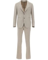Tagliatore - Pinstripe Single-Breasted Suit - Lyst