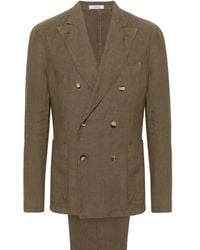 Boglioli - Double-Breasted Linen Suit - Lyst