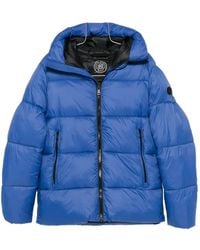 SERGIO MORETTI FIRENZE - Hooded Padded Jacket - Lyst