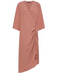 Seventy - Wrap-Style Asymmetric Dress - Lyst