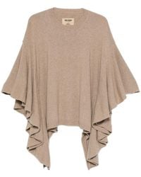 Uma Wang - Rouges Pullover Mit Rüschenärmeln - Lyst