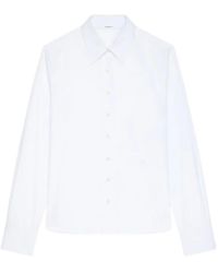 Givenchy - Camisa De Popelina Con Bordado Paris - Lyst
