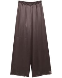 Dusan - Satin-Finish Palazzo Pants - Lyst