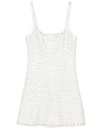 Jonathan Simkhai - Embellished Sleeveless Mini Dress - Lyst