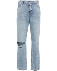 7 For All Mankind - X Chiara Biasi ローライズ ストレートジーンズ - Lyst