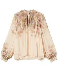 Twinset - Floral Crépon Blouse - Lyst