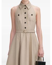 Self-Portrait - Mini-Jurk Met Kraag En Ceintuur - Lyst