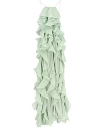 ACTUALEE - Ruffled-Detail Sleeveless Maxi Dress - Lyst