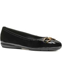 Geox - Buckle-Detail Ballet Flats - Lyst