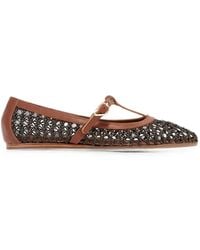Ancient Greek Sandals - Aerati Buckled Ballet Flats - Lyst