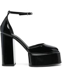 3Juin - 115Mm Platform Leather Pumps - Lyst