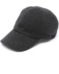 Kiton - Embroidered-logo Cashmere Cap - Lyst