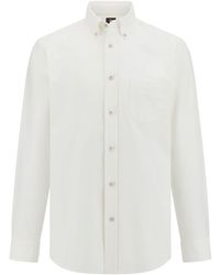 BOGGI - Oxford Cotton Shirt - Lyst