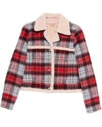 N°21 - Checked Button Jacket - Lyst