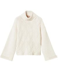 Twinset - Pull À Col Roulé À Motif En Croix - Lyst