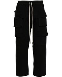Rick Owens - Creatch Cropped Track Pants - Lyst