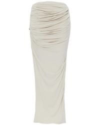 Entire studios - Gedrapeerde Maxi-Rok - Lyst