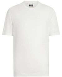 ZEGNA - Oasi Lino T-Shirt - Lyst