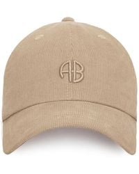 Anine Bing - Casquette Jeremy Ab En Velours Côtelé - Lyst