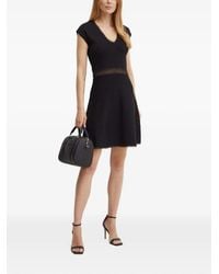 Morgan - Robe Courte À Col V - Lyst