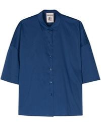 Semicouture - Short-sleeves Poplin Shirt - Lyst