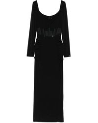Nissa - Long-Sleeve Midi Dress - Lyst