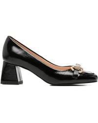 SERGIO MORETTI FIRENZE - Horsebit Square-Toe Pumps - Lyst